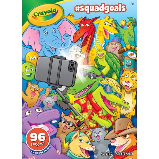 Download Crayola Squadgoals Coloring Book Michaels